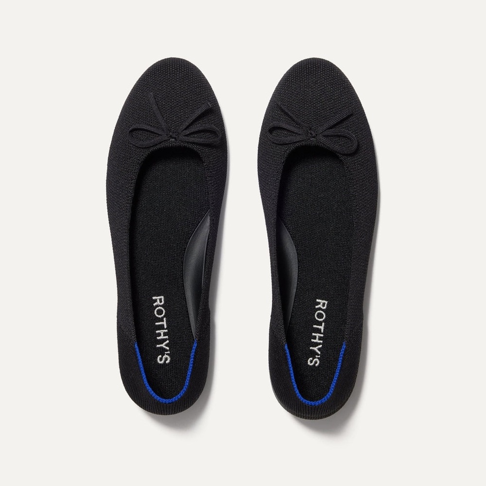 Rothy’s Ballet Flat, Black, Size 6